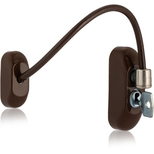 Brown Viper Key Locking Window Restrictor shot 10578496