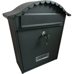 Outdoor Post Box - Matt Black