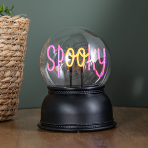 Light up Spooky Halloween Globe with LEDs