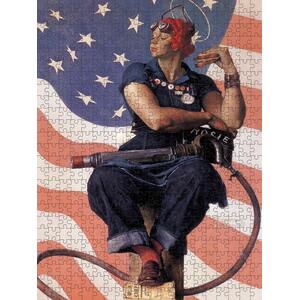 Norman Rockwell Rosie the Riveter 500-Piece Jigsaw Puzzle