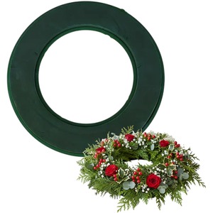 10 Inch Floral Foam Wreath Ring Flower Arranging Small Christmas