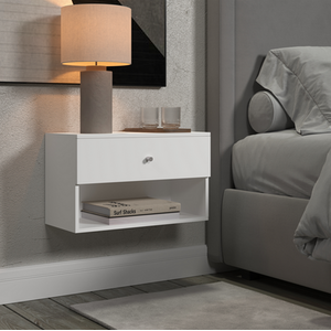 Wall Hanging Cube Bedside Table