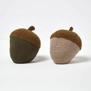 Luxury Fabric Acorn Doorstop Set of 2