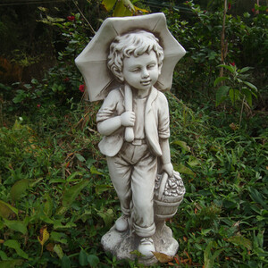 Umbrella Figurine Statue