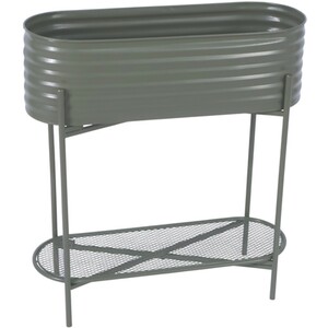 Ornate Oval Planter on Stand