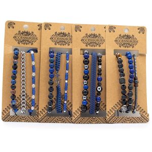 Mens Premium Bracelet Sets Medium Sets (asst)