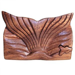 Bali Magic Box Whale Tailfin Puzzle Gift