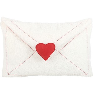 Love Letter Boucle Cushion With Text I Love You