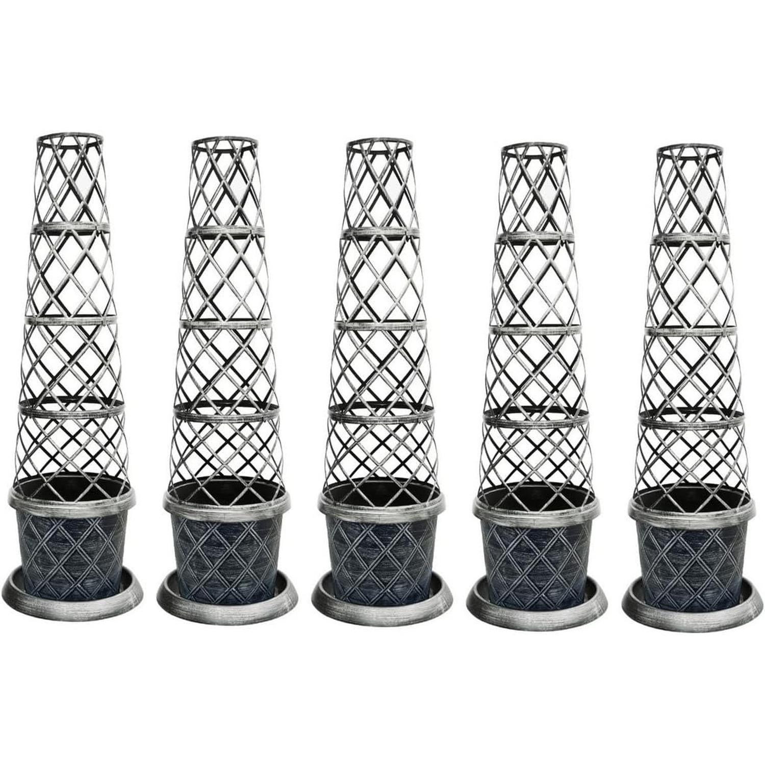 Tower Pot Planter and Support Frame