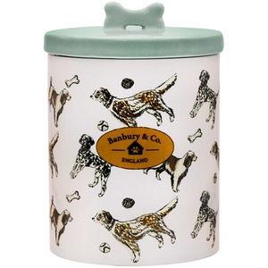 Ceramic Dog Food Treat Storage Jar - 1.6L