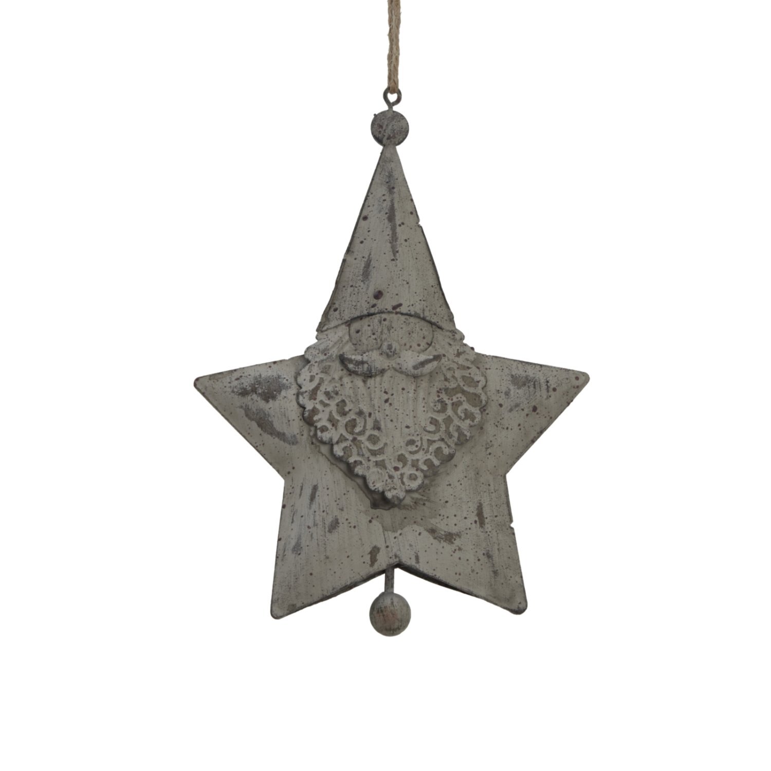 Image of Rustic Hanging Santa Star Holiday Decor&hellip;
