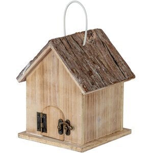 Rustic Birdhouse Decorative Functional Garden Shelter
