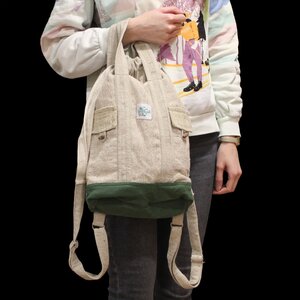 Eco-Friendly Hemp  Cotton Laptop Backpack - Handmade in Kathmandu