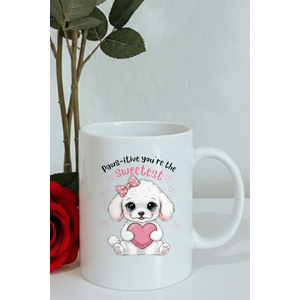 Cute Valentine Pet Theme Ceramic Mug Sweet Love Gift