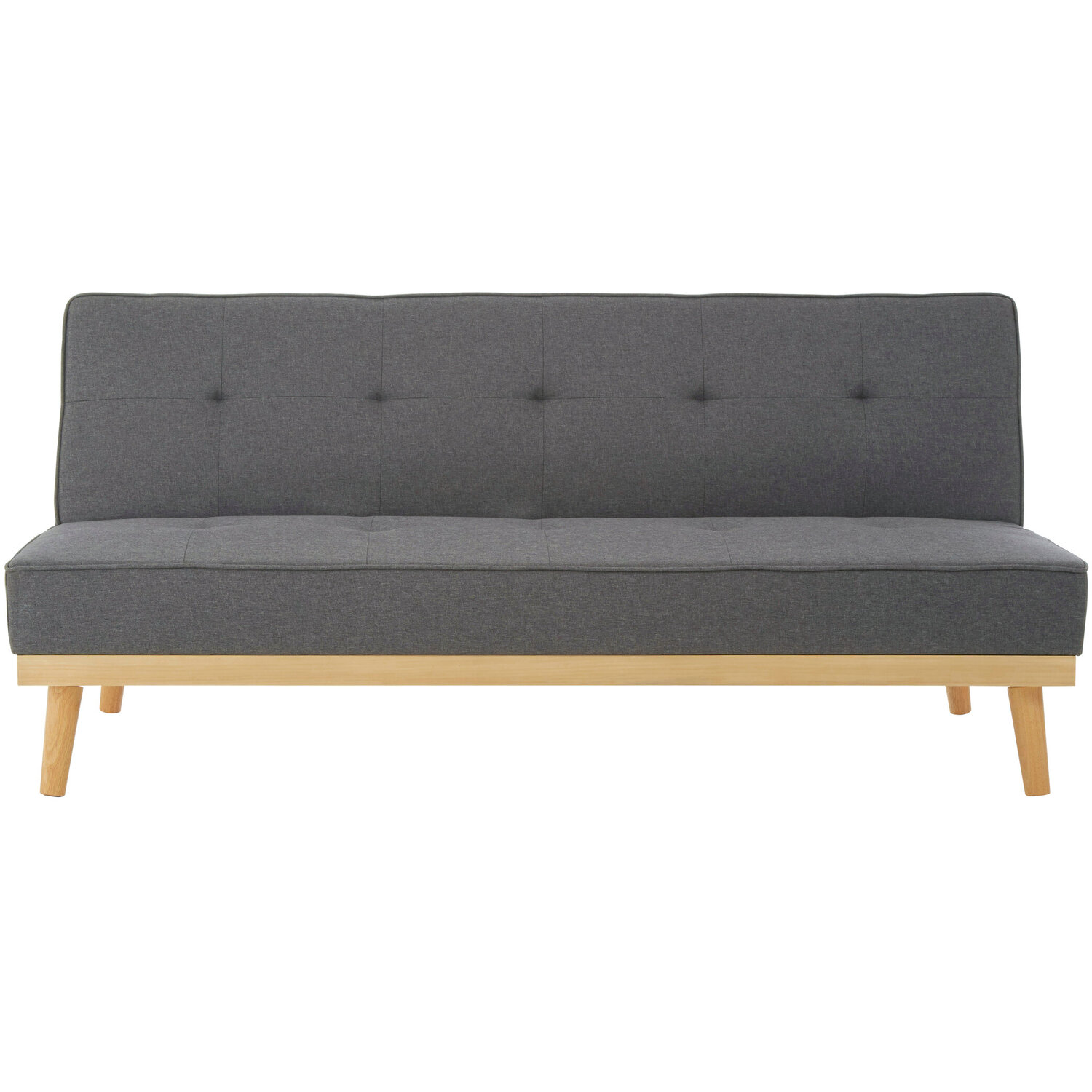 Stockholm 3 Seat Grey Sofa Bed - Grey
