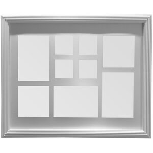 Maren White 9 Photo Rectangular Multi Photo Frame