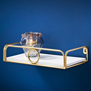 30cm Wide Metal Frame Shelf