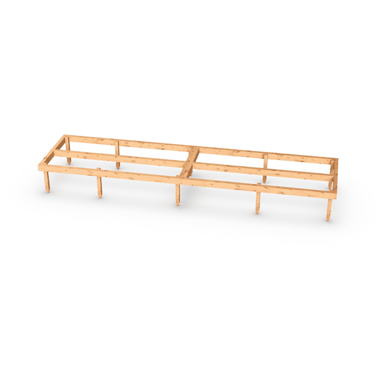 Empire Sheds 12X3 Empire Timber Shed Base - Green