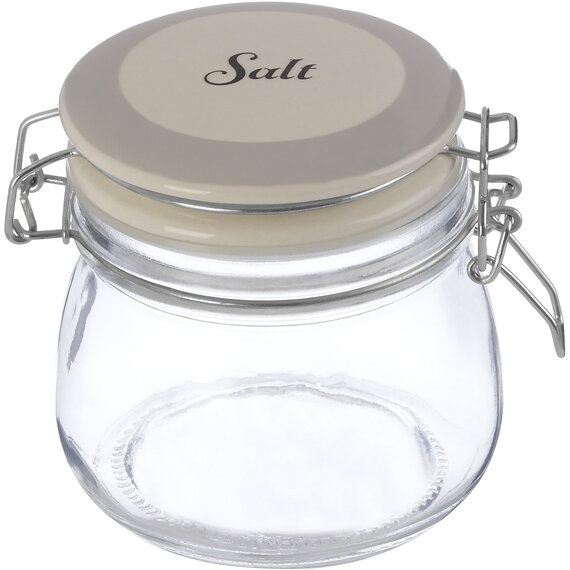 Diego Salt Glass Storage Jar 500ml