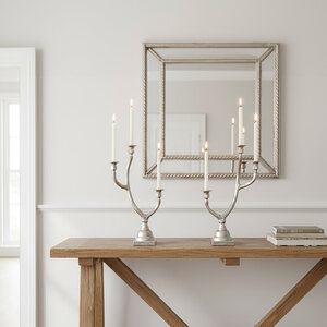 Set of 2 Antler Candle Holders