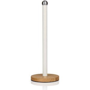 Towel Pole with Wooden Base