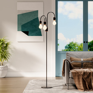 Tall Modern Industrial Standing Floor Lamp