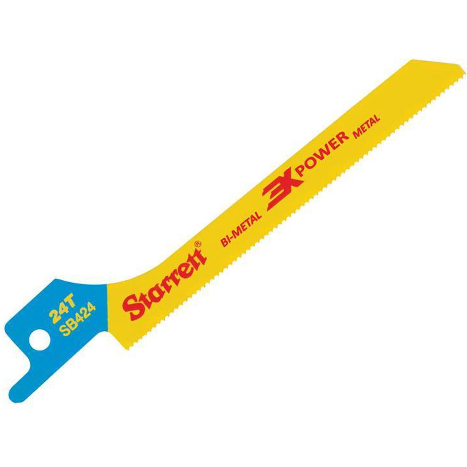 Starrett Sb424-5 Sb424-5 Bi-Metal Reciprocating Blade Metal Scroll 100Mm 24 Tpi (Pack 5) - Image 6