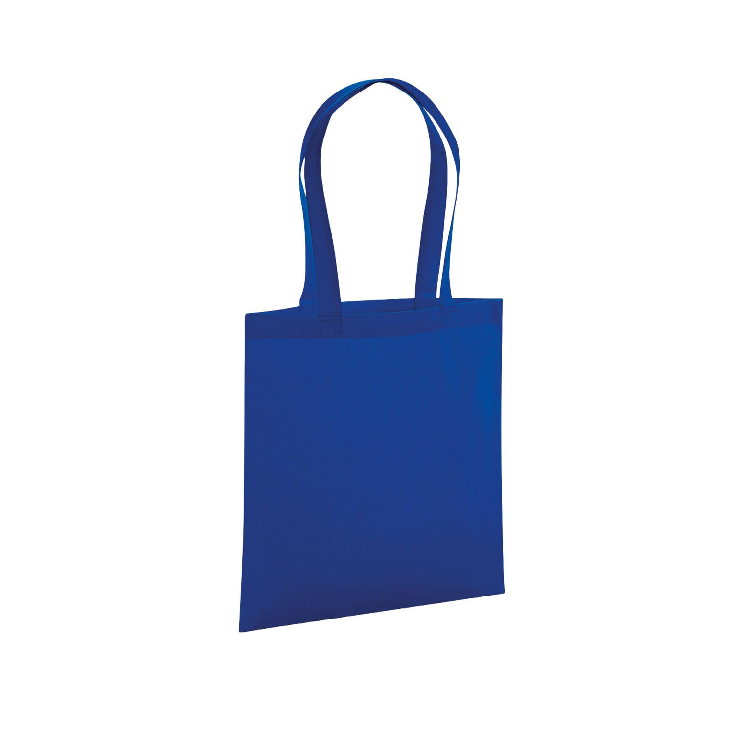 Westford Mill Premium Organic Cotton Tote Bag - Bright Royal Blue / Cotton
