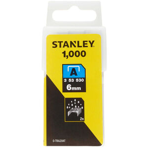 Stanley Light Duty Staples (Pack of 1000)