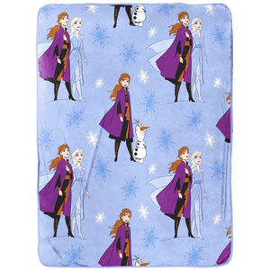 Frozen Childrens/Kids Plush Fleece Elsa & Anna Blanket