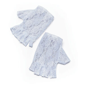 Bristol Novelty Womens/Ladies Short Fingerless Lace Gloves (1 Pair)