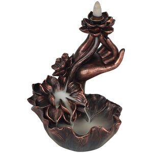 Something Different Hand With Flower Backflow Incense Burner