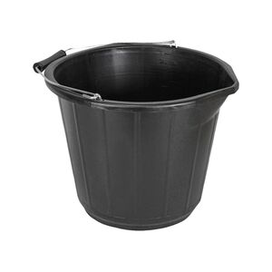Faithfull General-purpose Bucket 14 Litre (3 Gallon) - Black