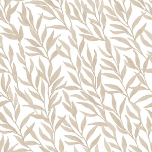 Willow Leaf Wallpaper in Natural
