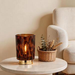 Tortoiseshell Battery-Operated Light