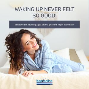 Bedzonline Air Feel Orthopaedic Mattress, Memory Foam & Coil Spring