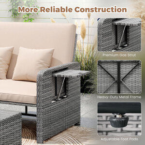 Outdoor Adjustable Daybed