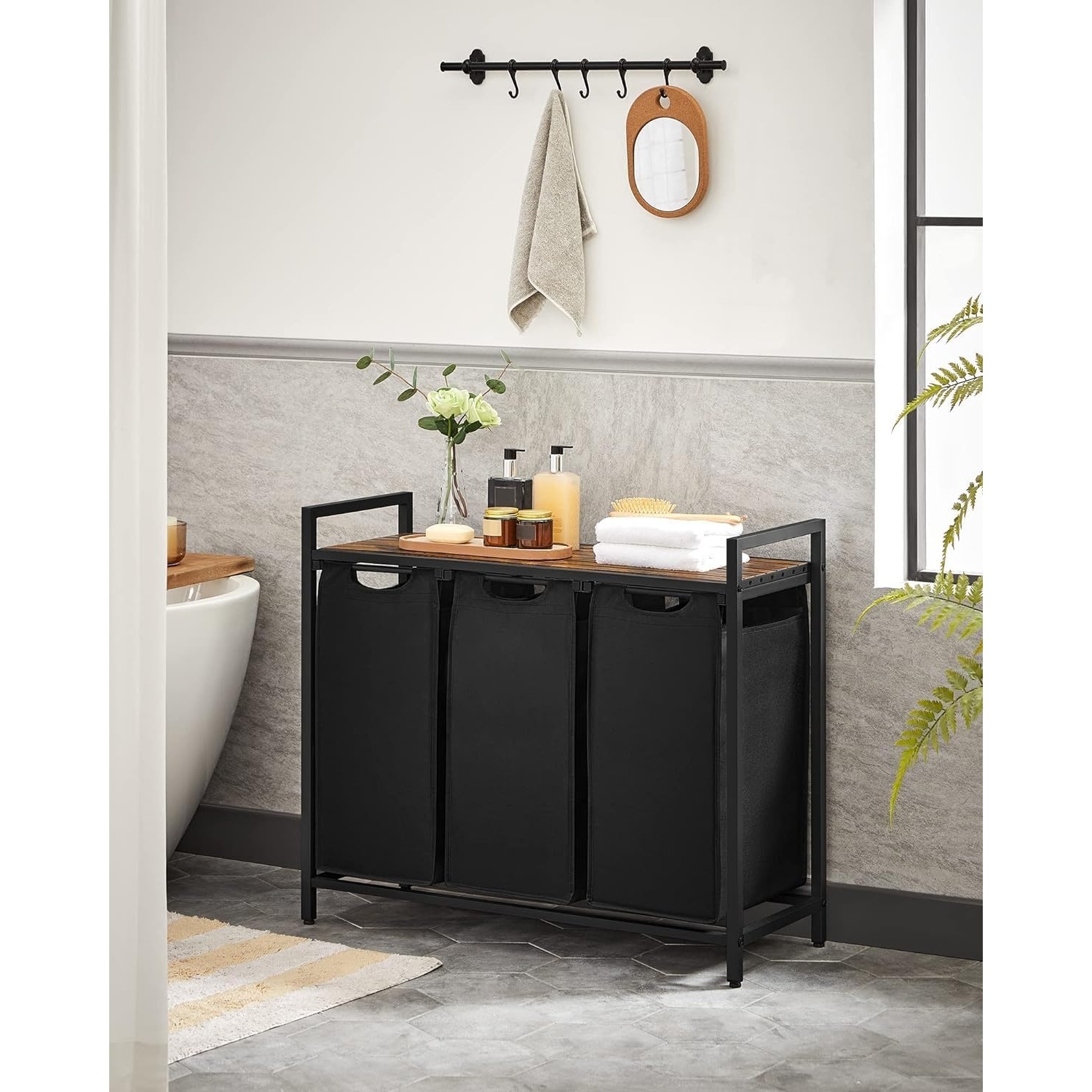 Hygrad Built To Survive Large Laundry Hamper Basket Bin Organiser