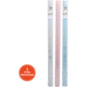 Luxury Iridescent Snowflake Gift Wrapper