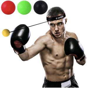 Kayman Set of 4 Boxing Reflex Balls with Adjustable Headband