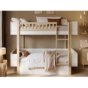 Kayla Bunk Bed with Storage White