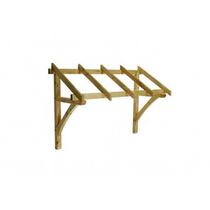Cheshire Mouldings Pine Flat Roof Porch Canopy 1736mm