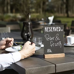Deflecto Double Sided Table Chalkboard