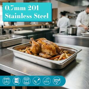 Stainless Steel Gastronorm Container 1/1 7.4L