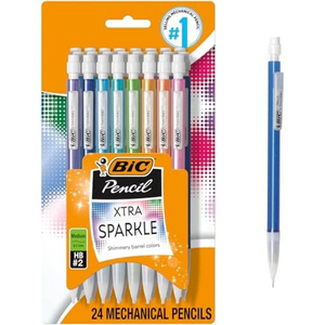BIC Xtra Sparkle Mechanical Pencils 24 Pack
