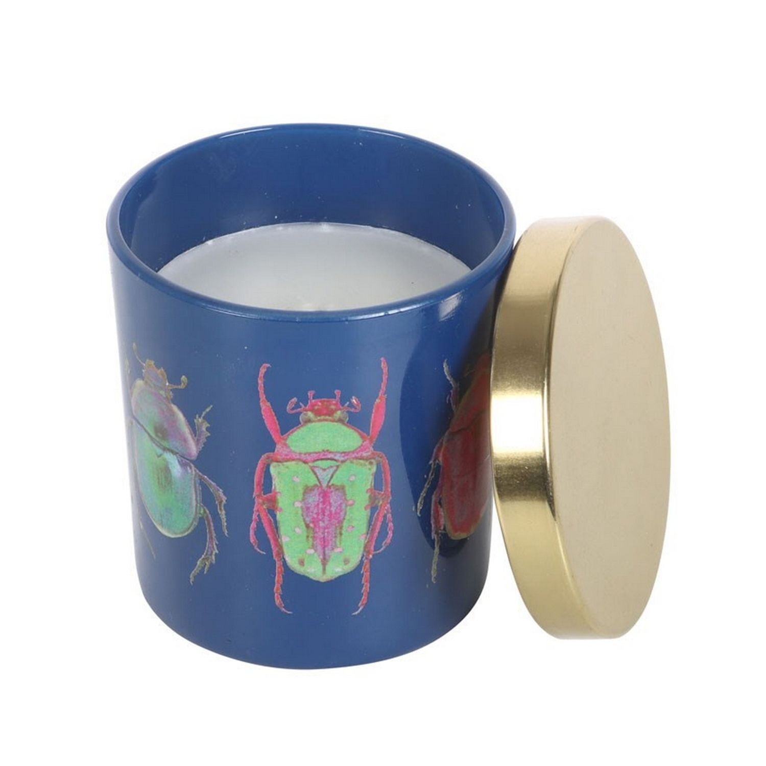 Something Different Amber & Vanilla Beetle Scented Candle - Multicoloured