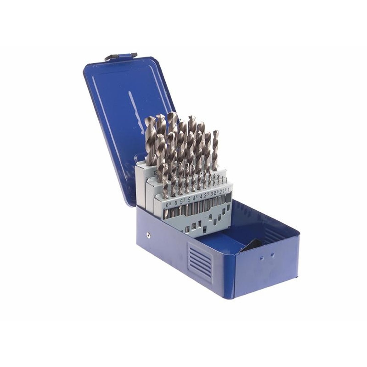 Faithfull Hss Pro Drill Sets In Metal Case - Multi Colour