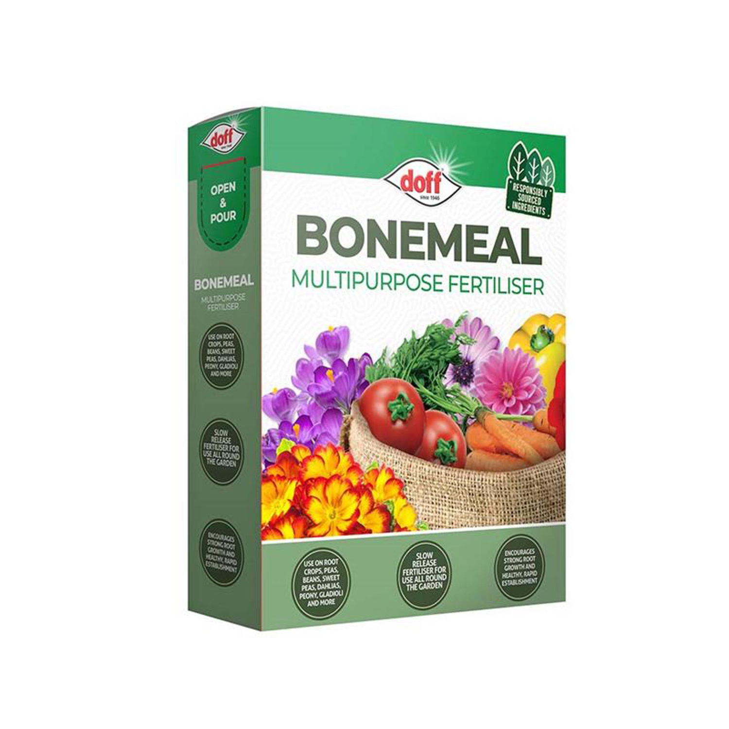 Doff , Bonemeal Granular Fertiliser, 2Kg, Granular, Fertiliser - Green