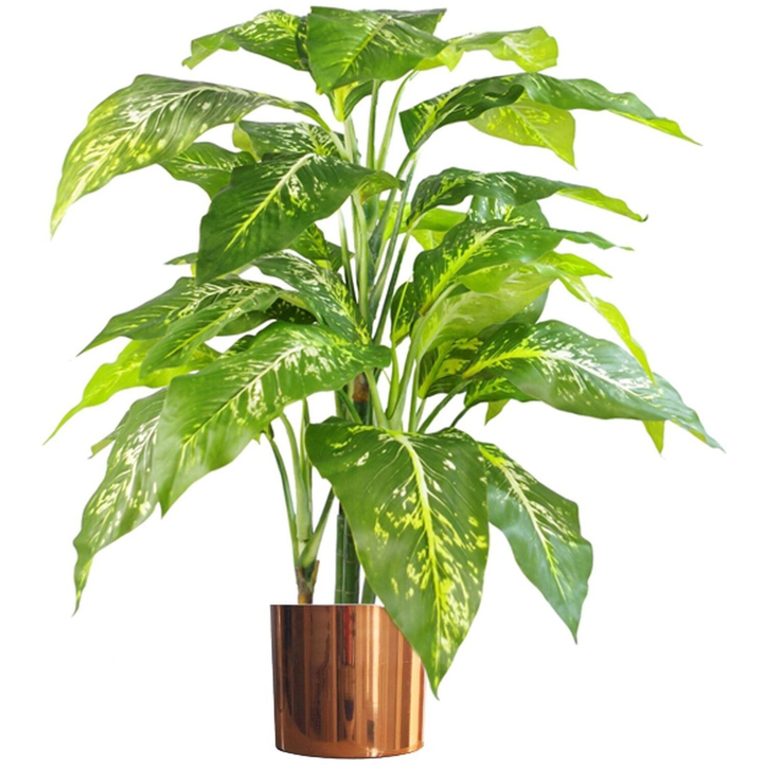 Artificial Tree With Metal Planter 100cm - Green
