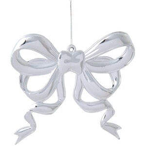 Shiny Hanging Bow Decoration